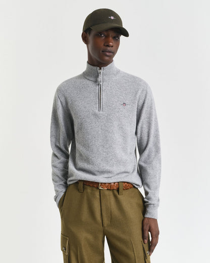 Superfine Lambswool Half-Zip Sweater