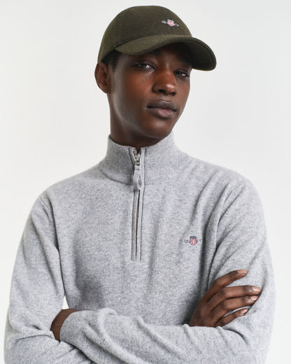 Superfine Lambswool Half-Zip Sweater