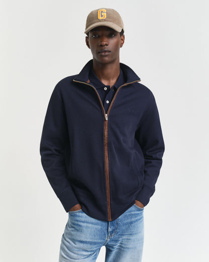 Sacker Rib Zip Cardigan