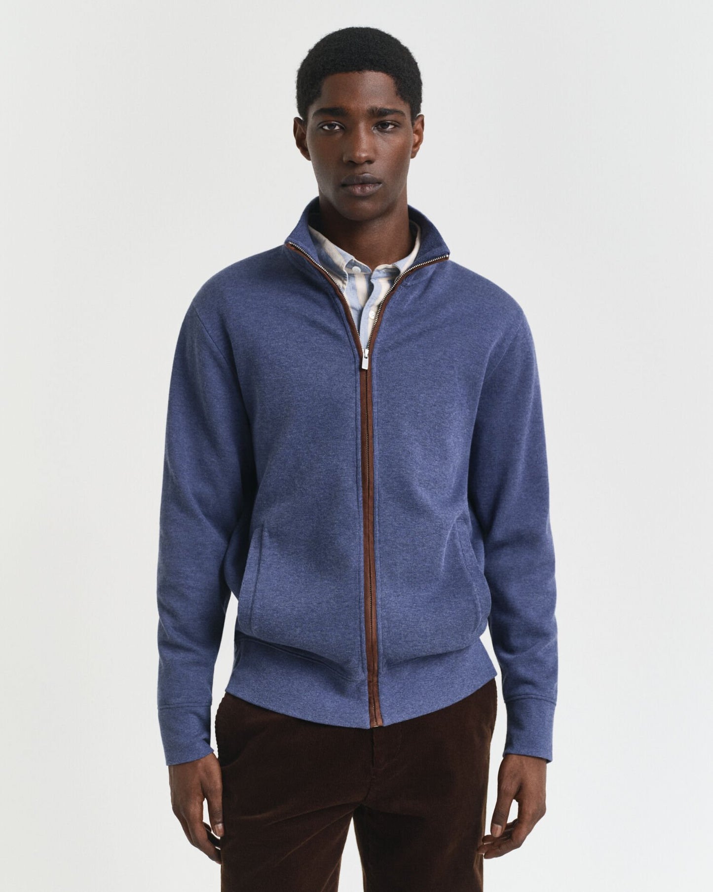 Sacker Rib Zip Cardigan