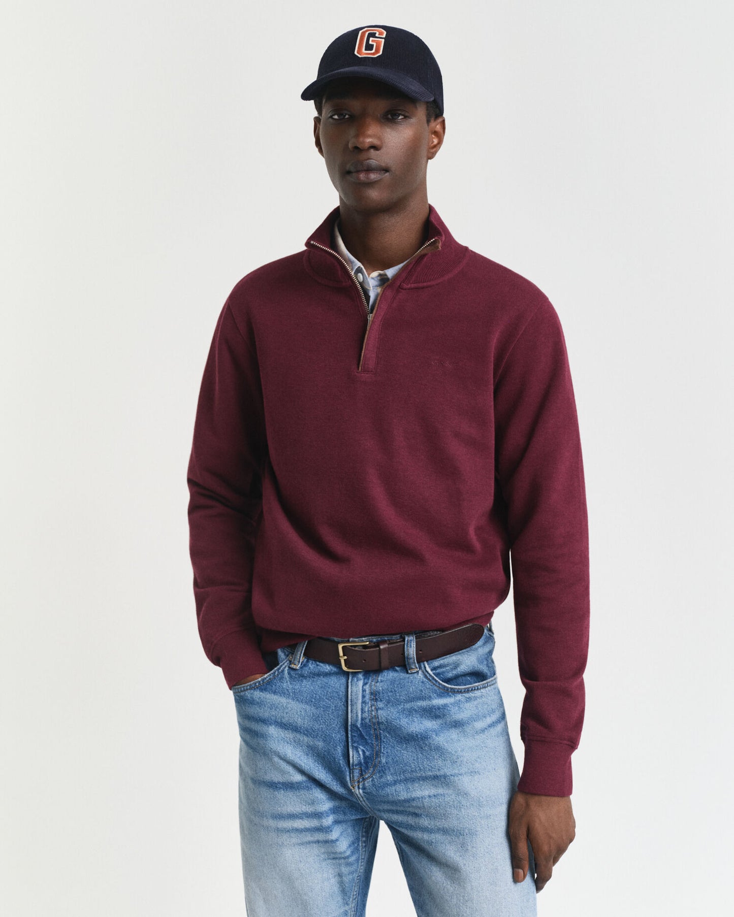 Sacker Rib Half-Zip Sweatshirt