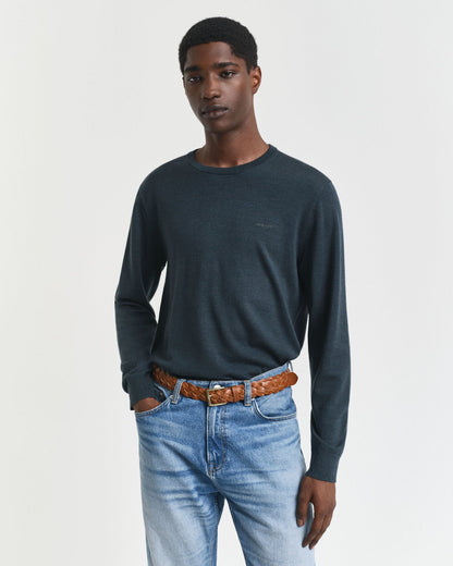 Extra Fine Merino Wool Crew Neck Sweater