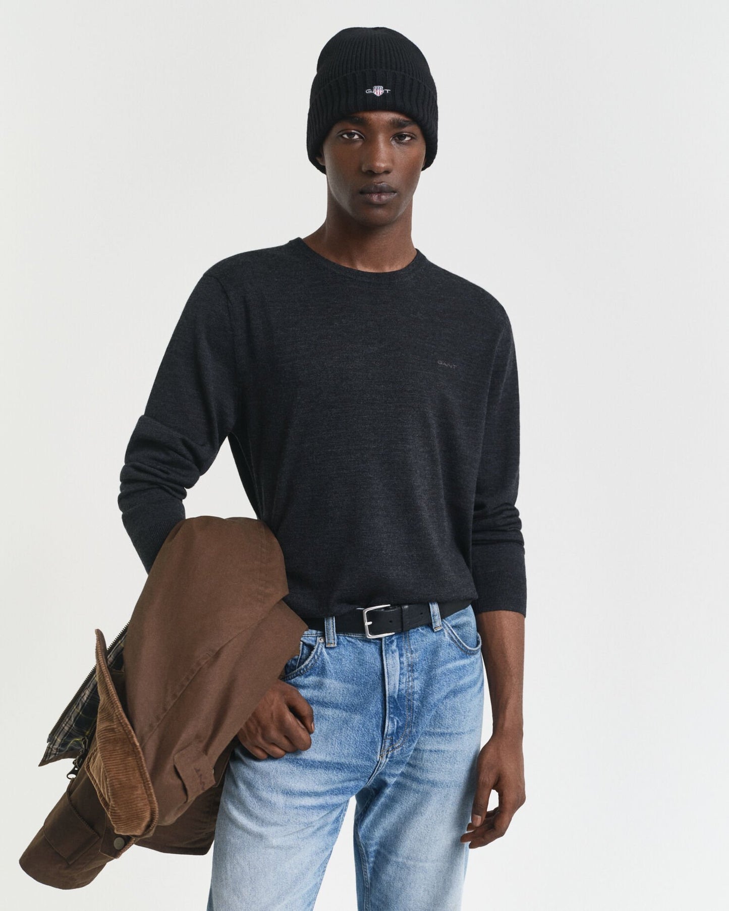 Extra Fine Merino Wool Crew Neck Sweater