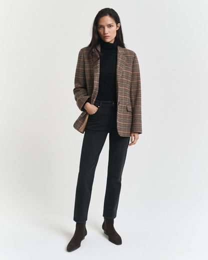 Slim Fit Cropped Black Jeans