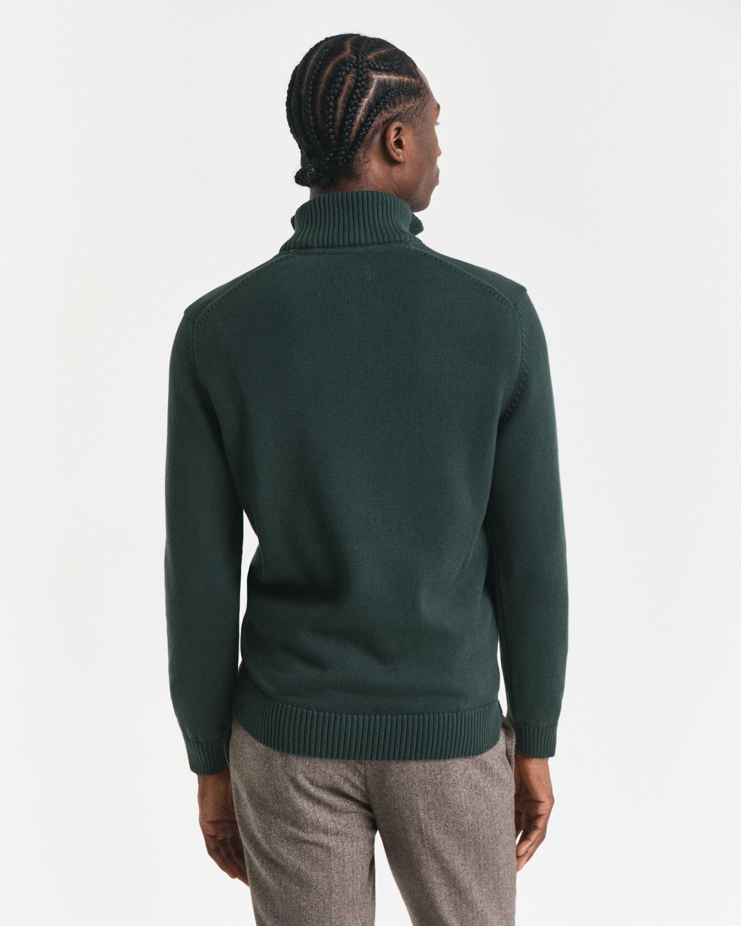 Casual Cotton Half-Zip Sweater