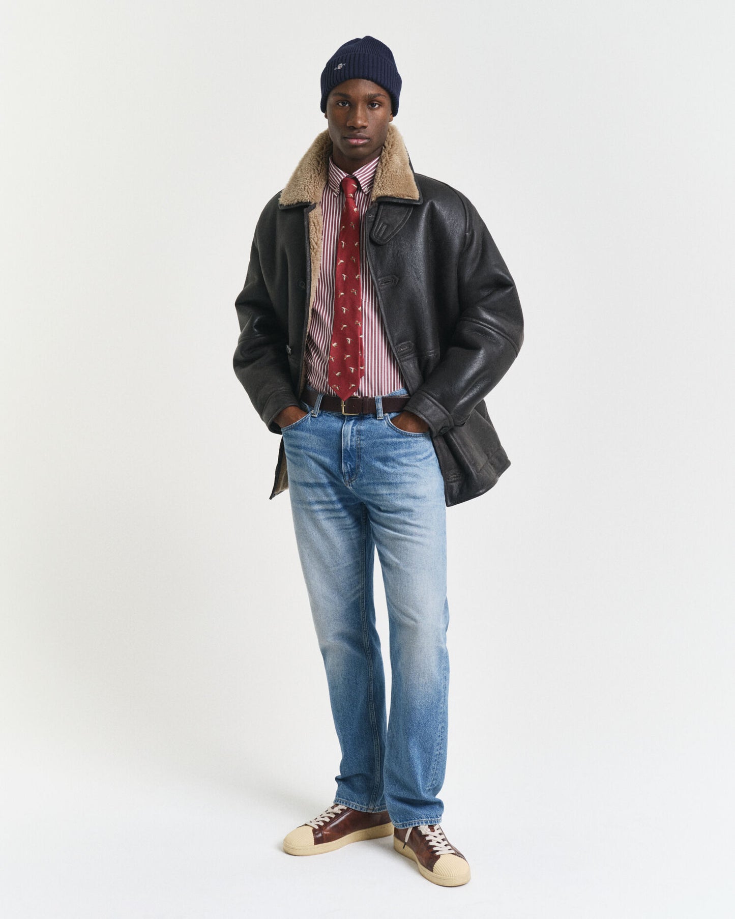 Regular Fit Striped Poplin Shirt