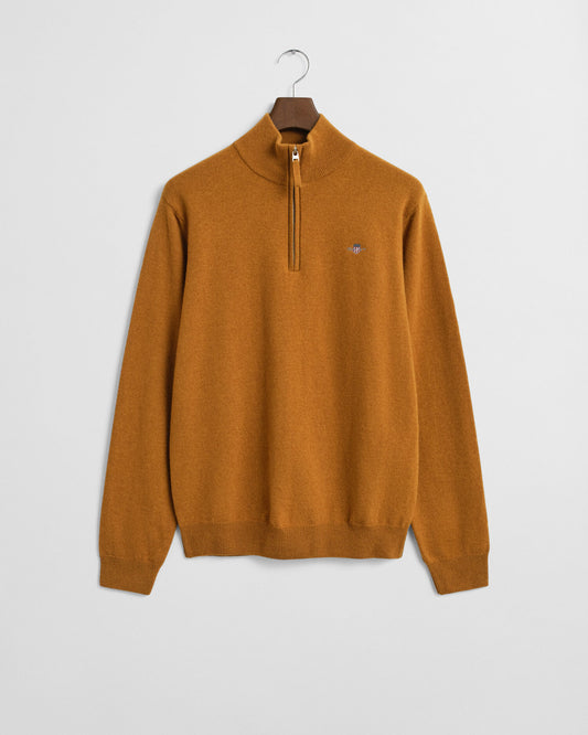 Superfine Lambswool Half-Zip Sweater