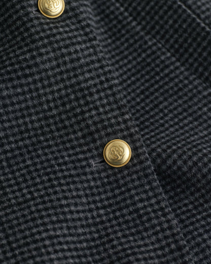 Checked Handstitched Coat