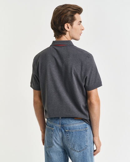 Contrast Piqué Polo Shirt