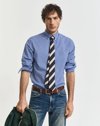 Regular Fit Classic Gingham Poplin Shirt